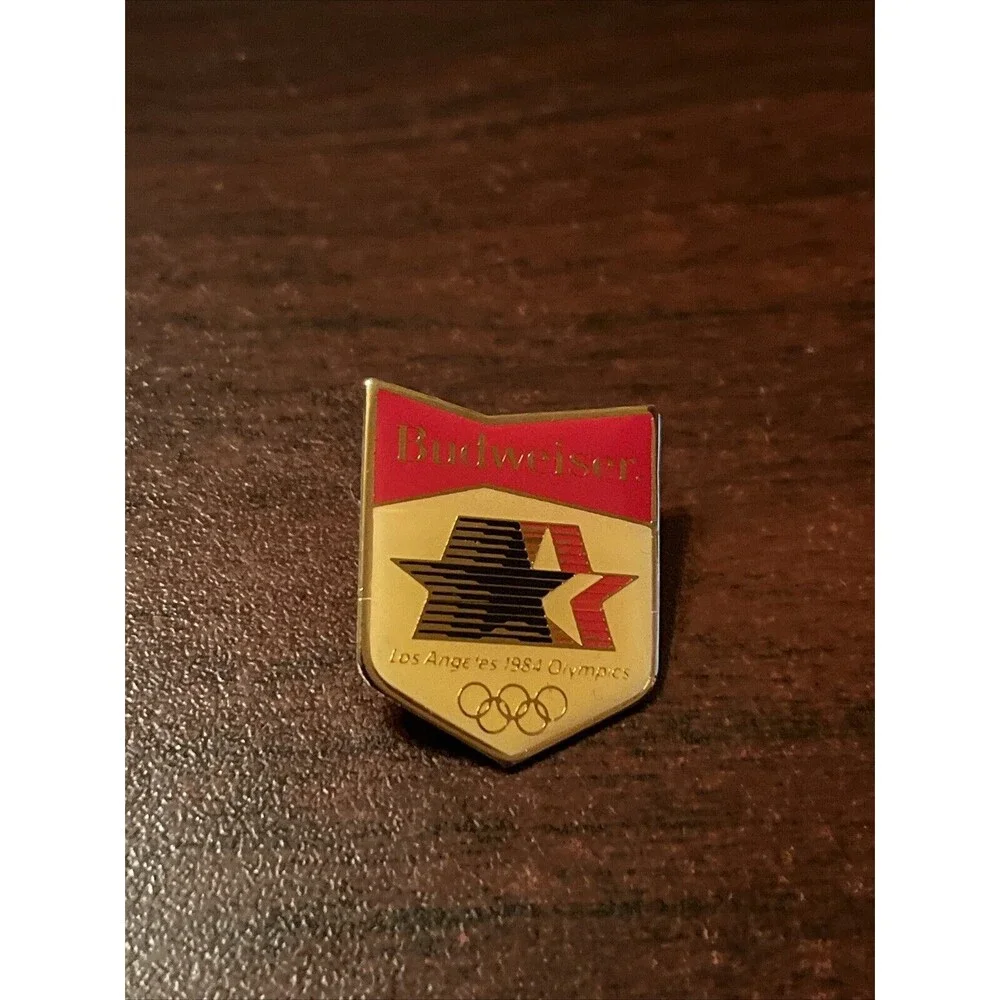 1984 Los Angeles Olympics Budweiser Beer Team USA Lapel Hat‎ Pin
